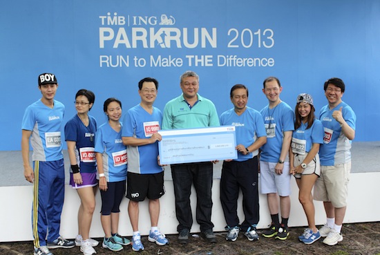 「TMB/ING Park Run 2013」チャリティーミニマラソン